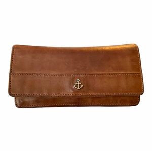 Harbour 2nd Womens Brown Leather Wallet Multi Pocket Anthropologie